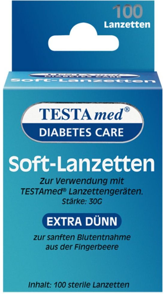 Testamed Soft-Lanzetten 100 St Lanzetten