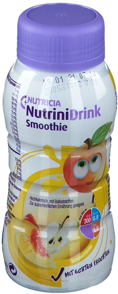 Nutrinidrink Smoothie Sommerfrüchte 32x200 ml Flüssigkeit