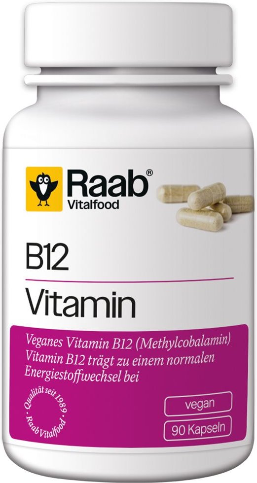 Raab Vitalfood Vitamin B12 Kapseln 90 St