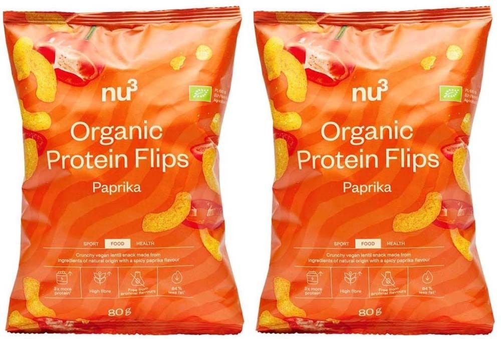 Nu3 Organic Protein Flips Paprika 80g x2 2x80 g Futter