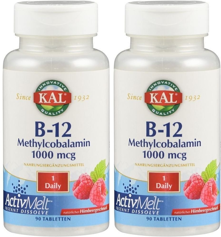 Methylcobalamin Vit.B12 1000 µg ActivMelt KAL Lut. 2x 2x90 St Lutschtabletten