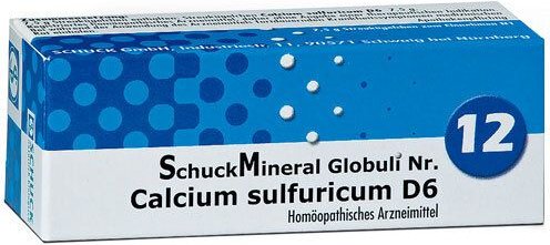 Schuckmineral Globuli 12 Calcium sulfuricum D6