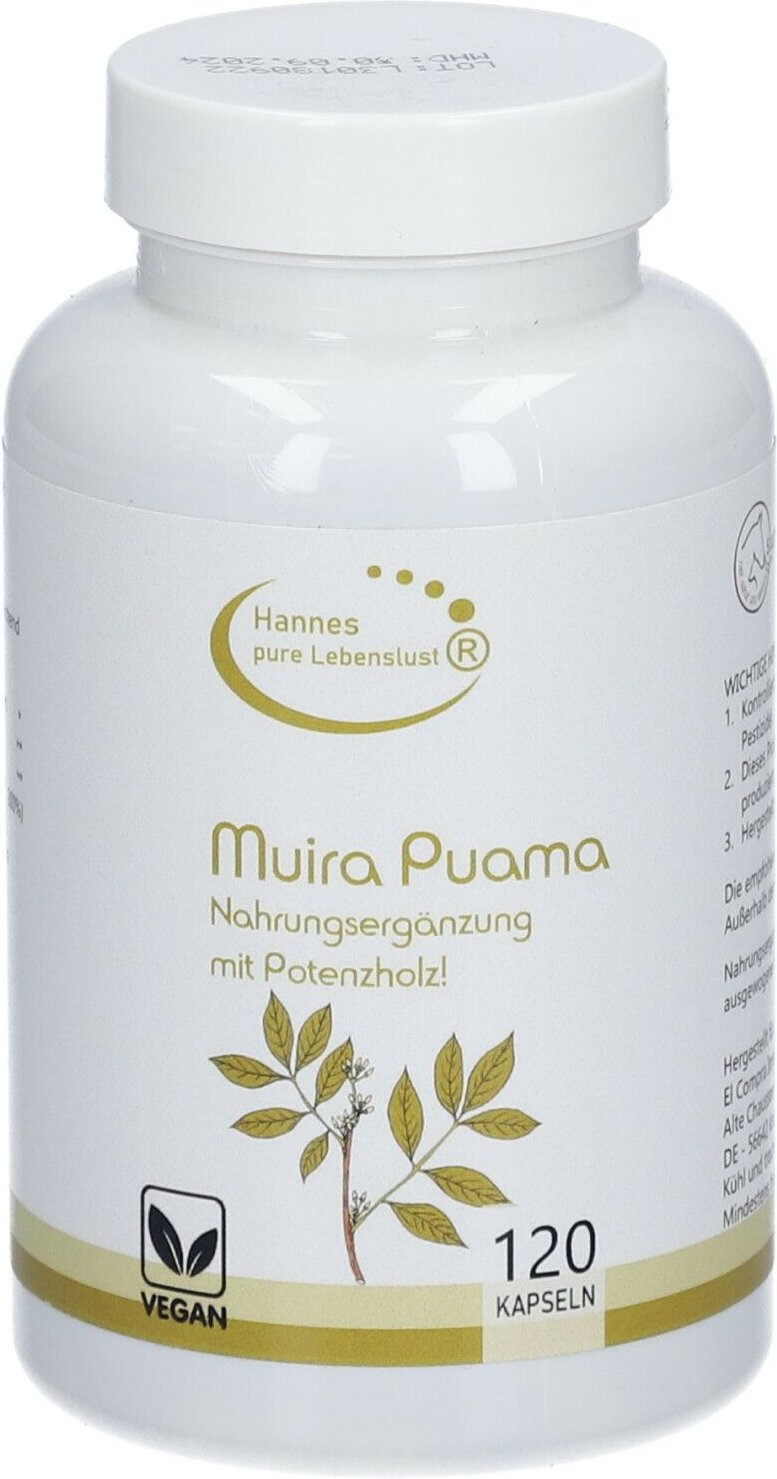 Muira Puama 500 Vegi Kapseln