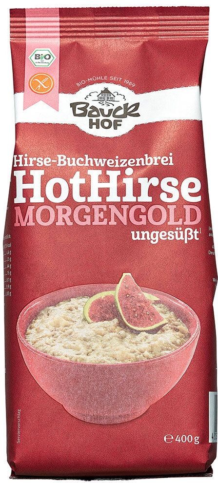 Bauckhof Bio Hot Hirse, Morgengold 400 g Müsli
