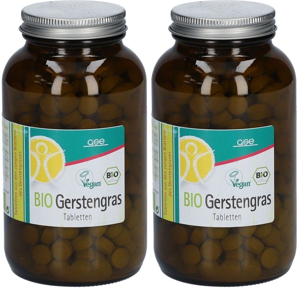 GSE Gerstengras 500mg kontrolliert biologisch Tab. 2x 2x500 St Tabletten