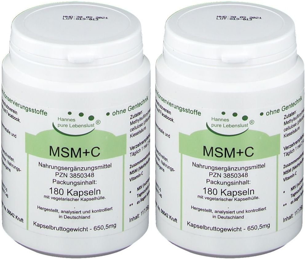 Msm+Biopep Vegi Kapseln 2x 2x180 St