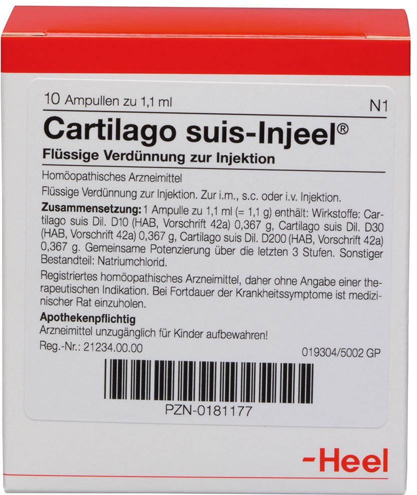 Cartilago suis Injeel Ampullen 10 St