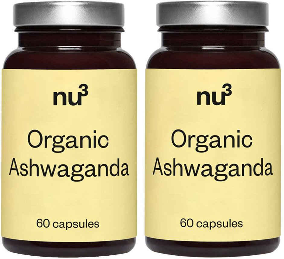 nu3 Premium Bio Ashwagandha Doppelpack 2x60 St Kapseln