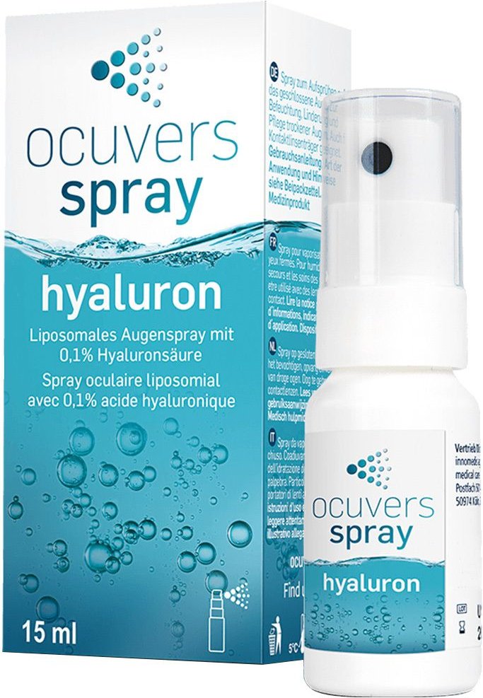 Ocuvers spray hyaluron Augenspray mit Hyaluron 15 ml Spray