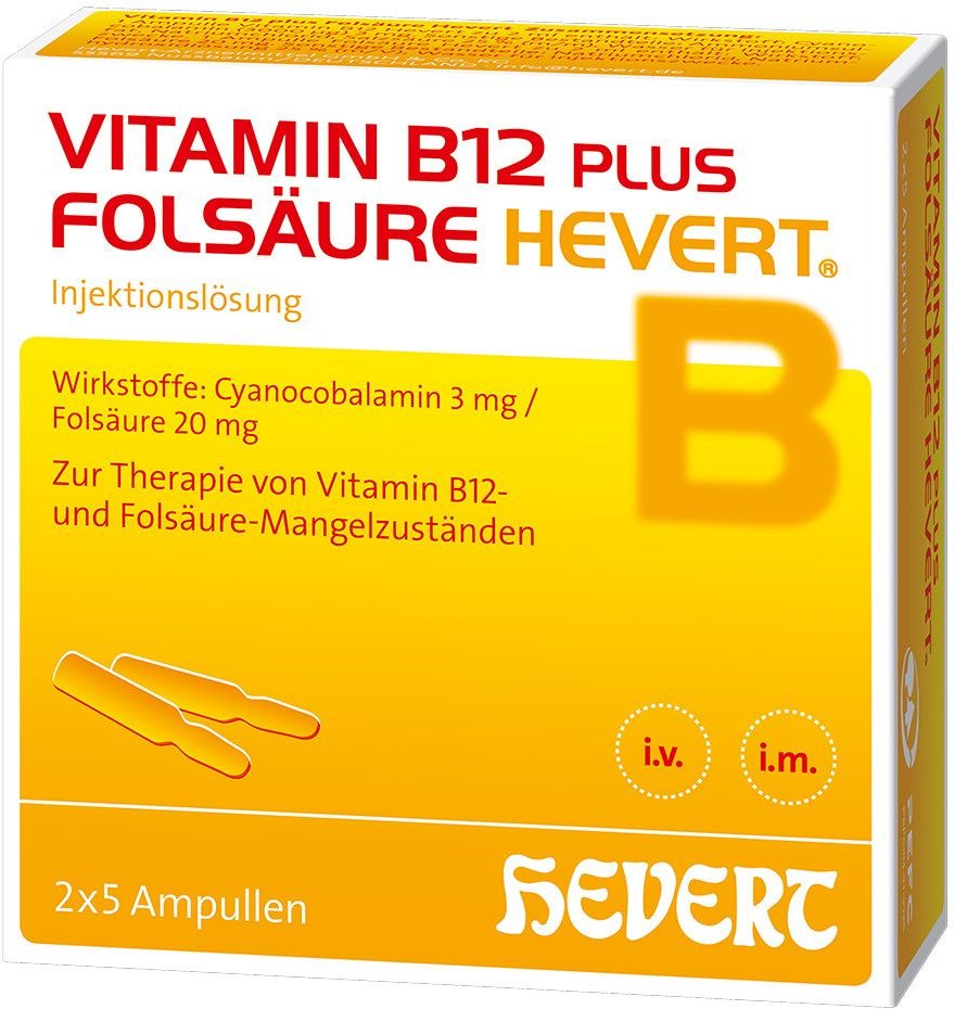Vitamin B12 plus Folsäure Hevert