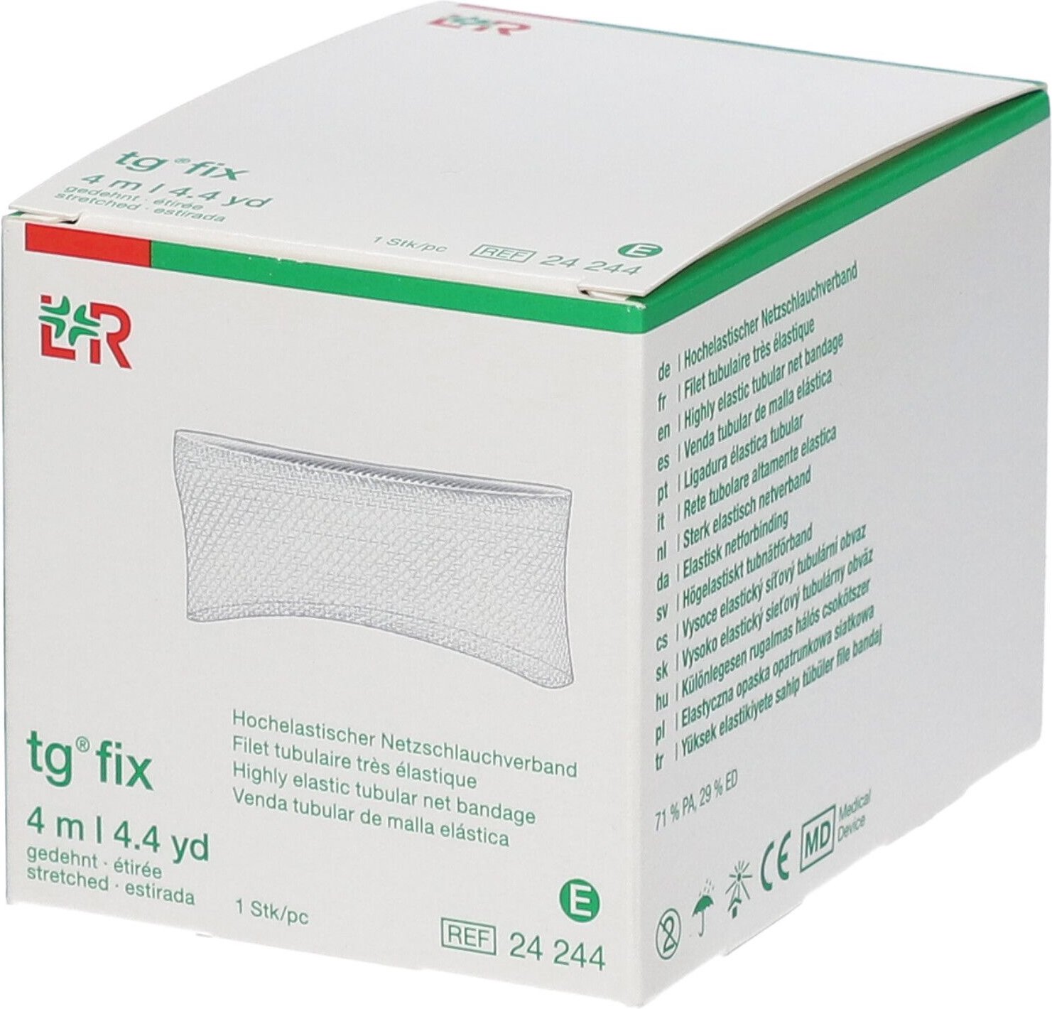 TG fix Netzverband E 4 m weiß 1 St Verband