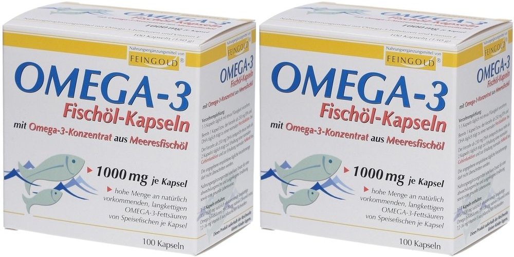 Omega 3 Fischoel Kapseln x2 2x100 St