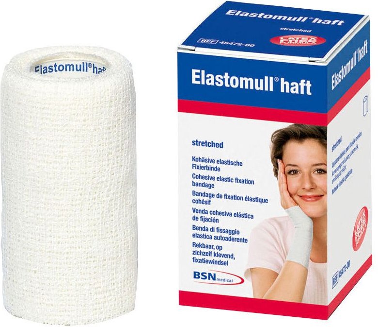 Thumbnail - Elastomull haft 6 cmx20 m Fixierbinde 1 St Binden