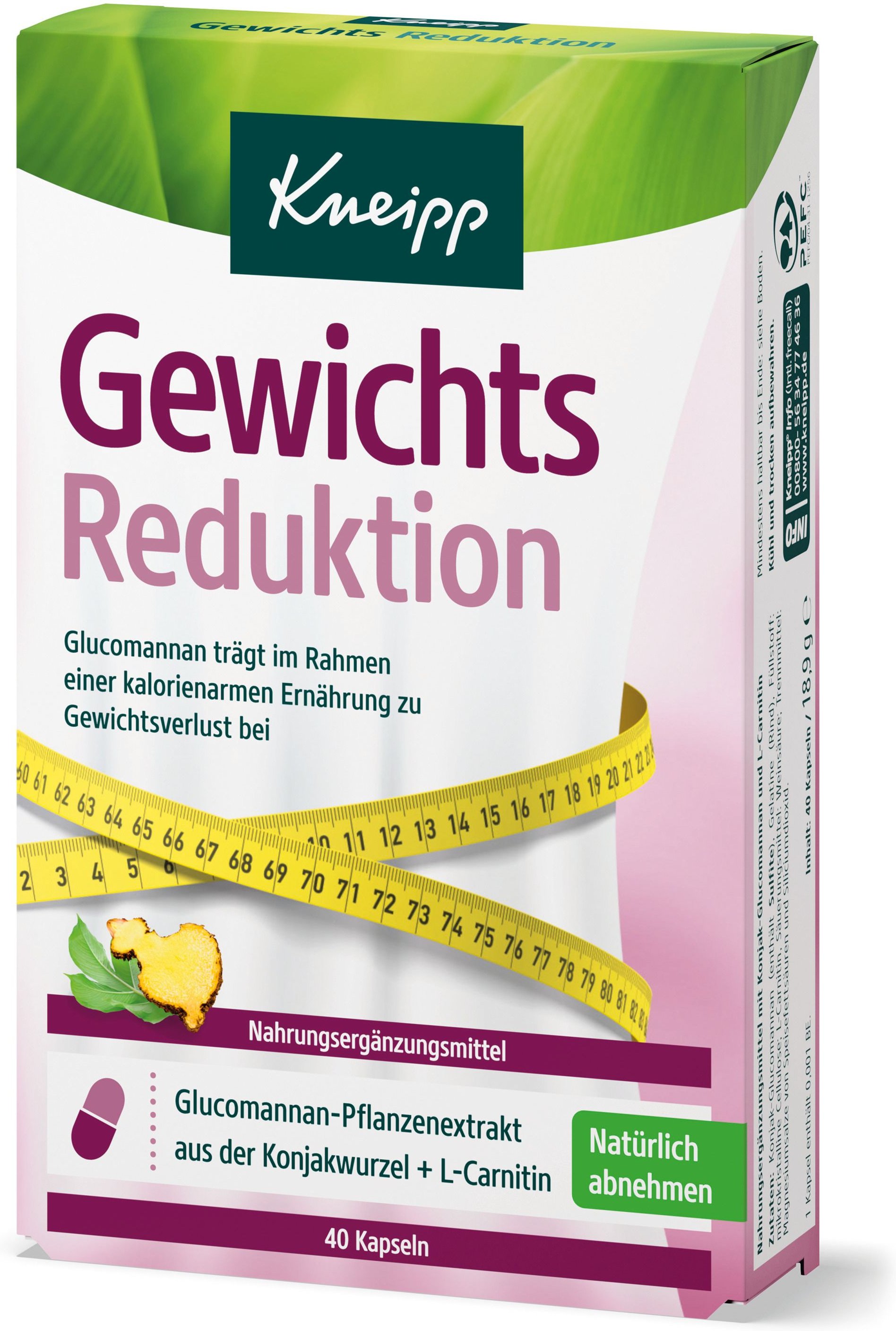 Kneipp Gewichtsreduktion Kapseln 40 St