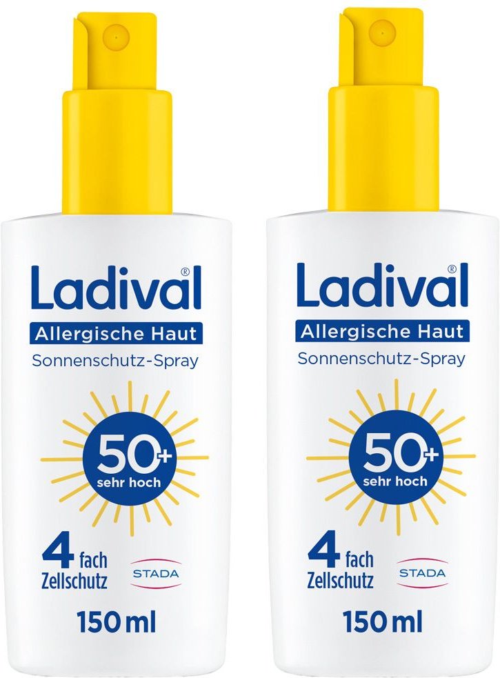 2x Ladival® Allergische Haut Sonnenschutz-Spray LSF 50+ 2x150 ml Spray