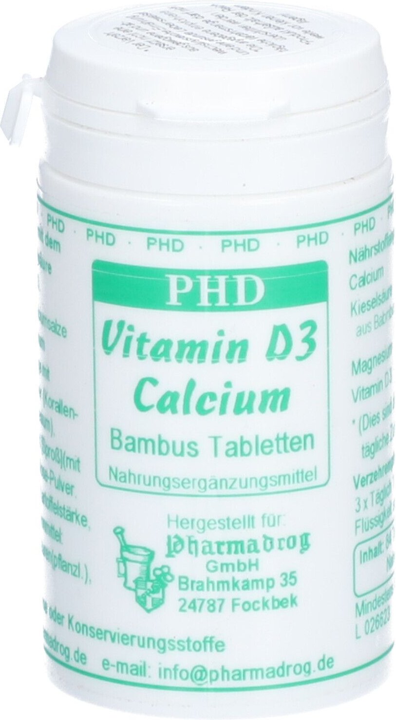 Vitamin D3 Calcium Bambus Tabletten