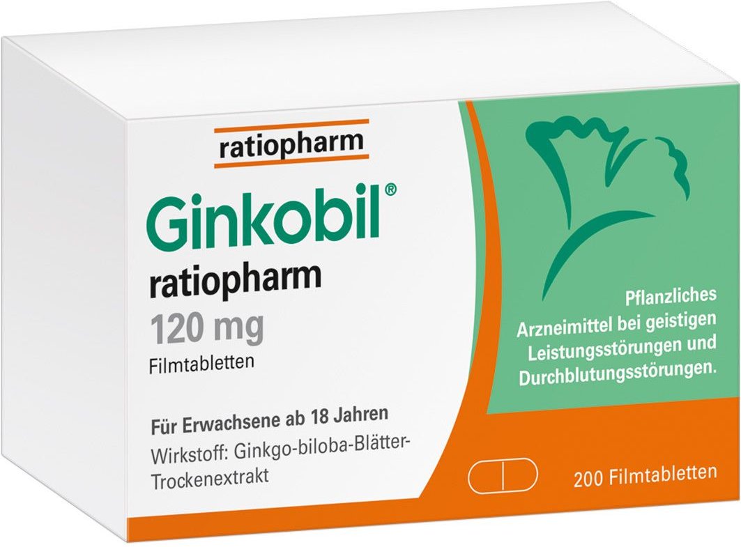 GINKOBIL-ratiopharm 120 mg Filmtabletten 200 St