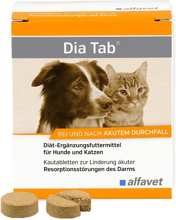 DIA TAB Kautabletten f.Hunde/Katzen 6x5,5 g