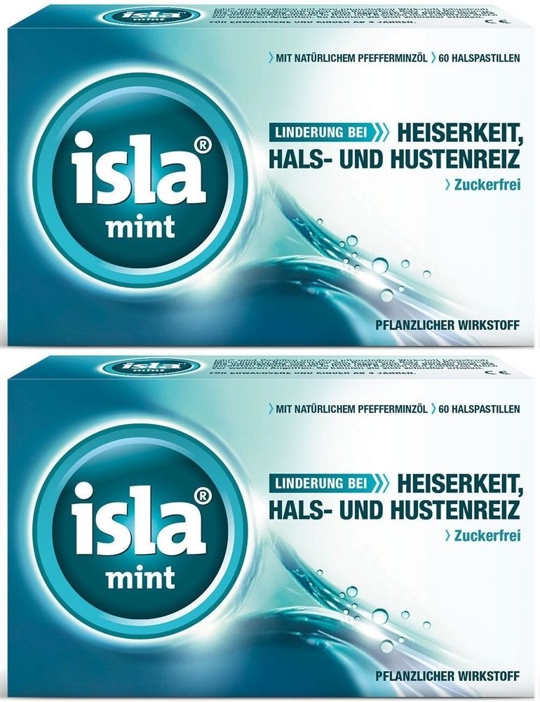 Isla Mint Pastillen 2x 2x60 St