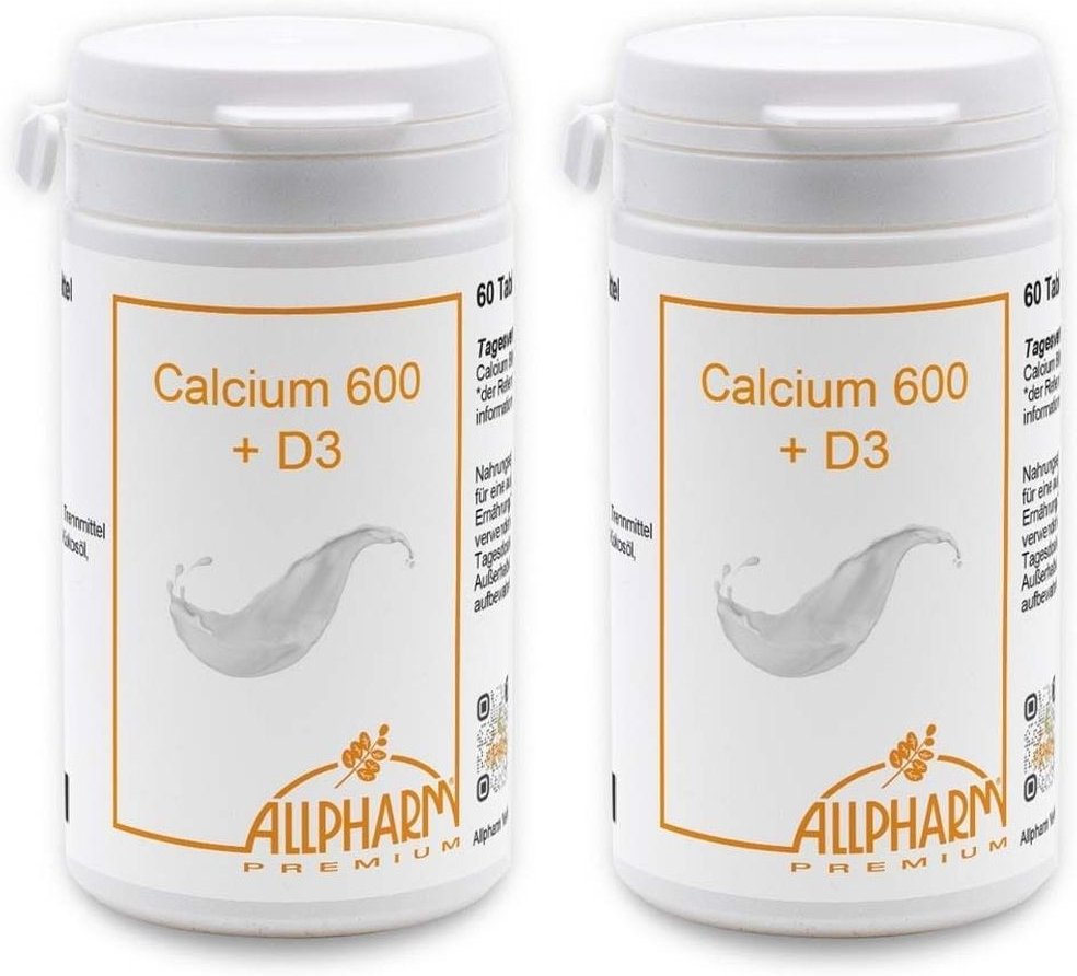 Calcium 600 mg+D3 Tabletten 2x 2x60 St