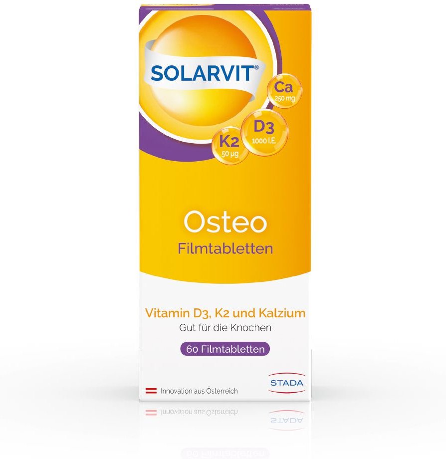D3 Solarvit K2 Osteo Ftbl 60 St Filmtabletten