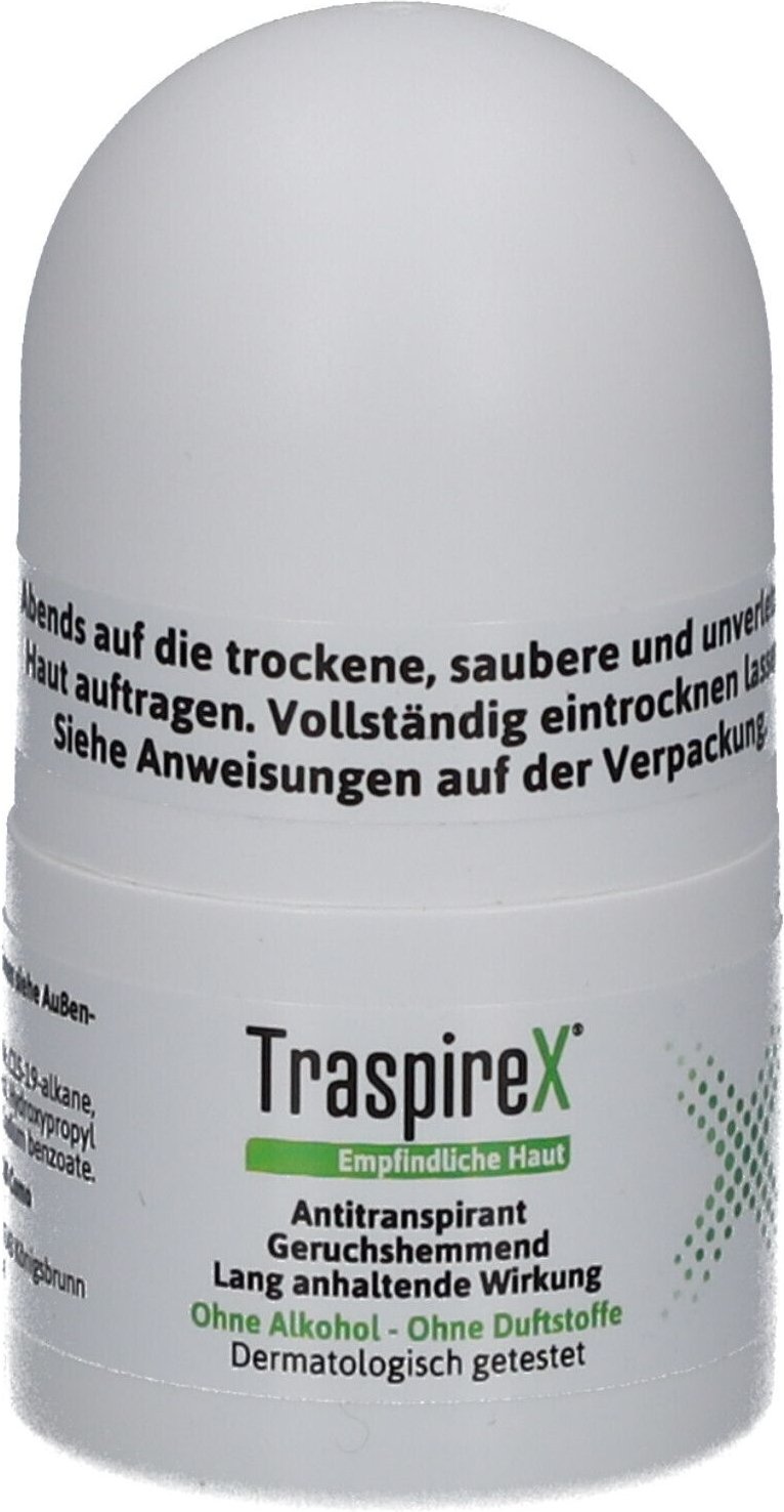 Traspirex f.empfindliche Haut Deo-Roller 20 ml Körperpflege