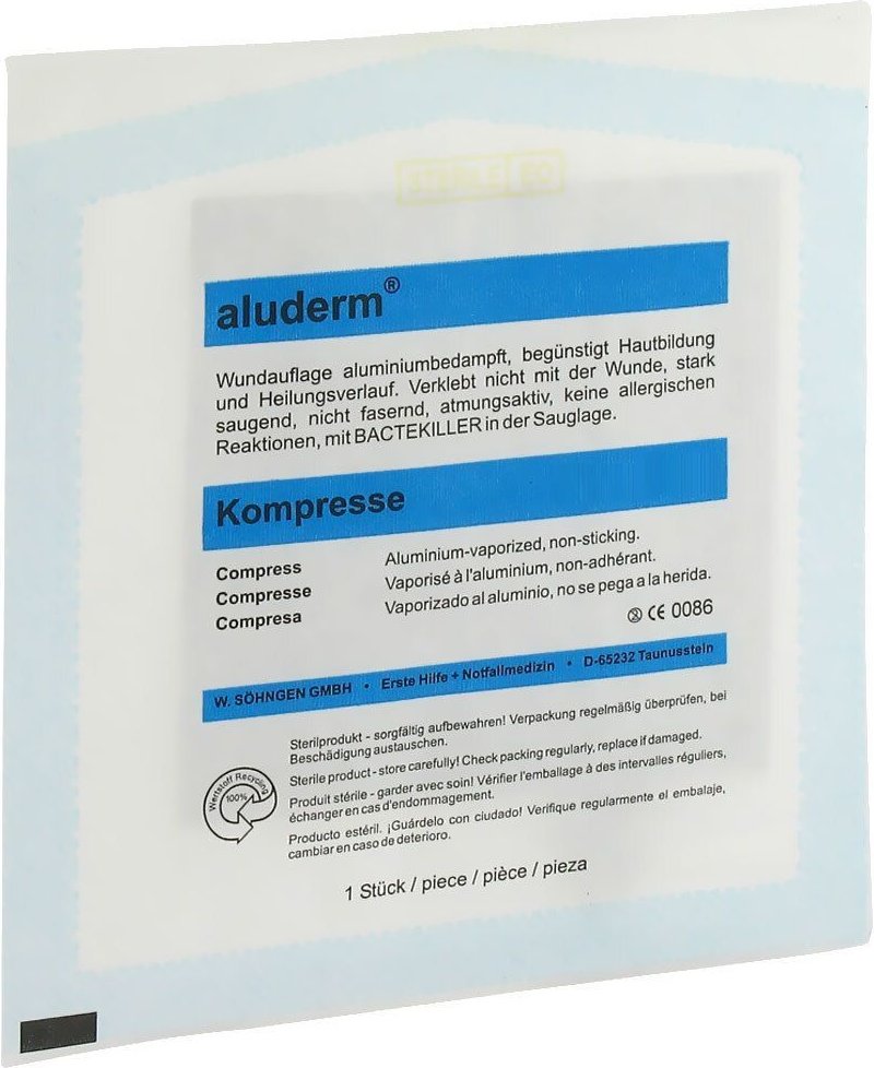 Aluderm Kompresse 7,5x7,5 cm
