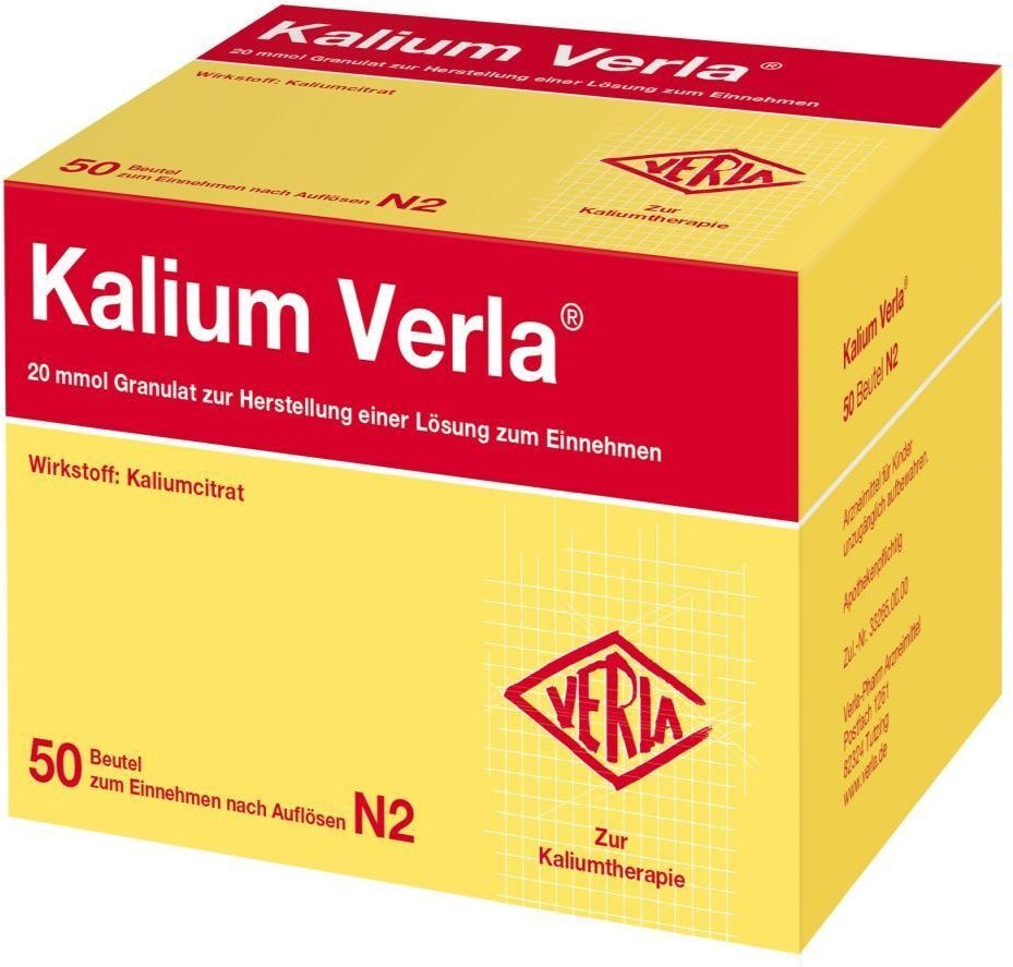 Kalium Verla Granulat Btl. 50 St