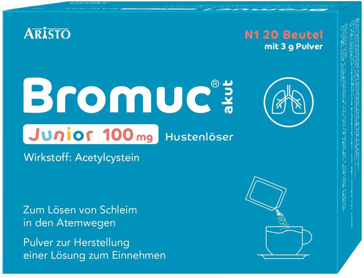 Bromuc akut Junior 100 mg Hustenlöser