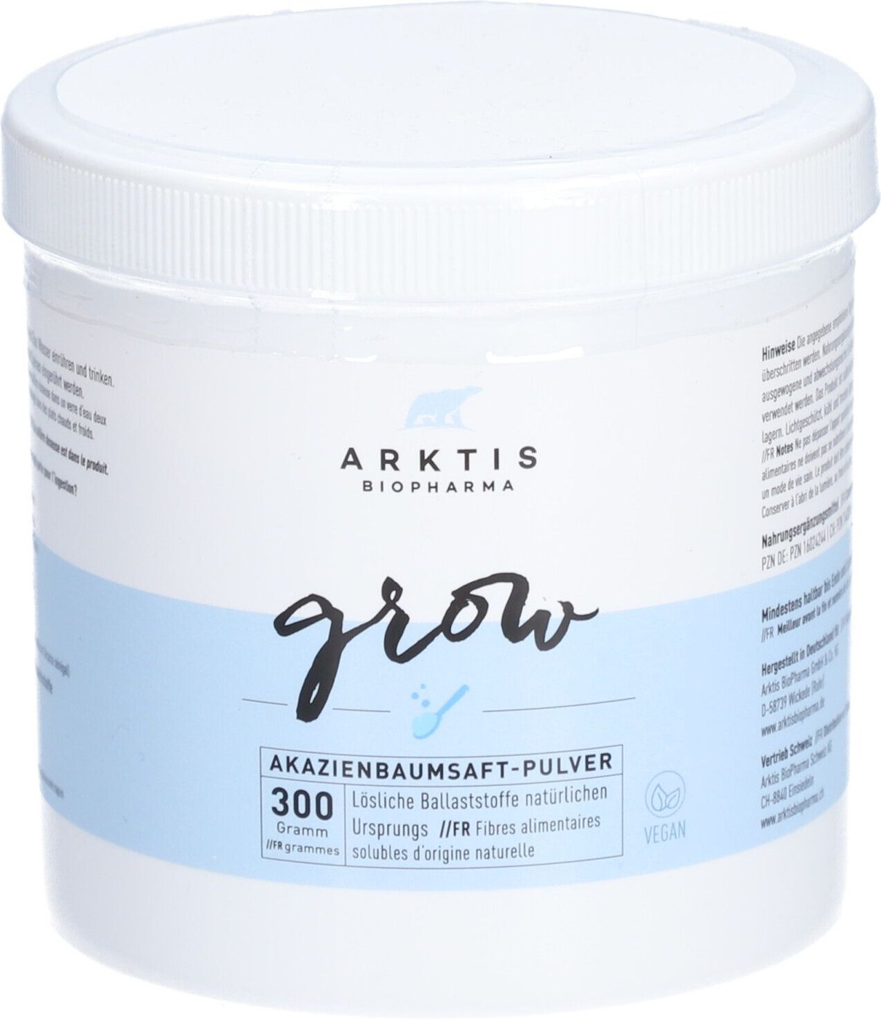 Arktis Grow Akazienfaser-Pulver 300 g Pulver
