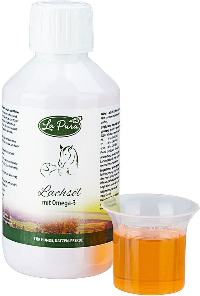 Lapura Lachsöl f.Hunde/Katzen/Pferde 250 ml Öl