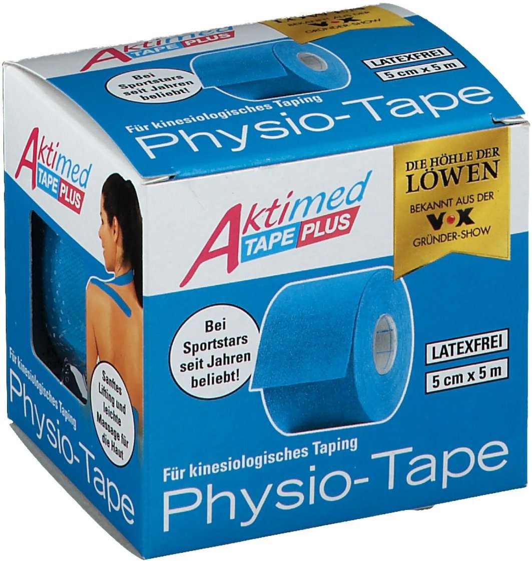 Aktimed Tape Plus elast.m.Zusatzn.5cmx5m lightblue 1 St Verband