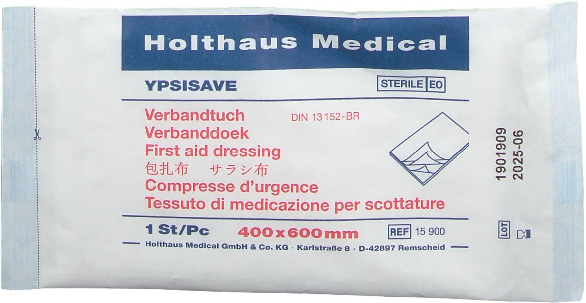 Verbandtuch Ypsisave 40x60 cm klein steril 1 St Verband