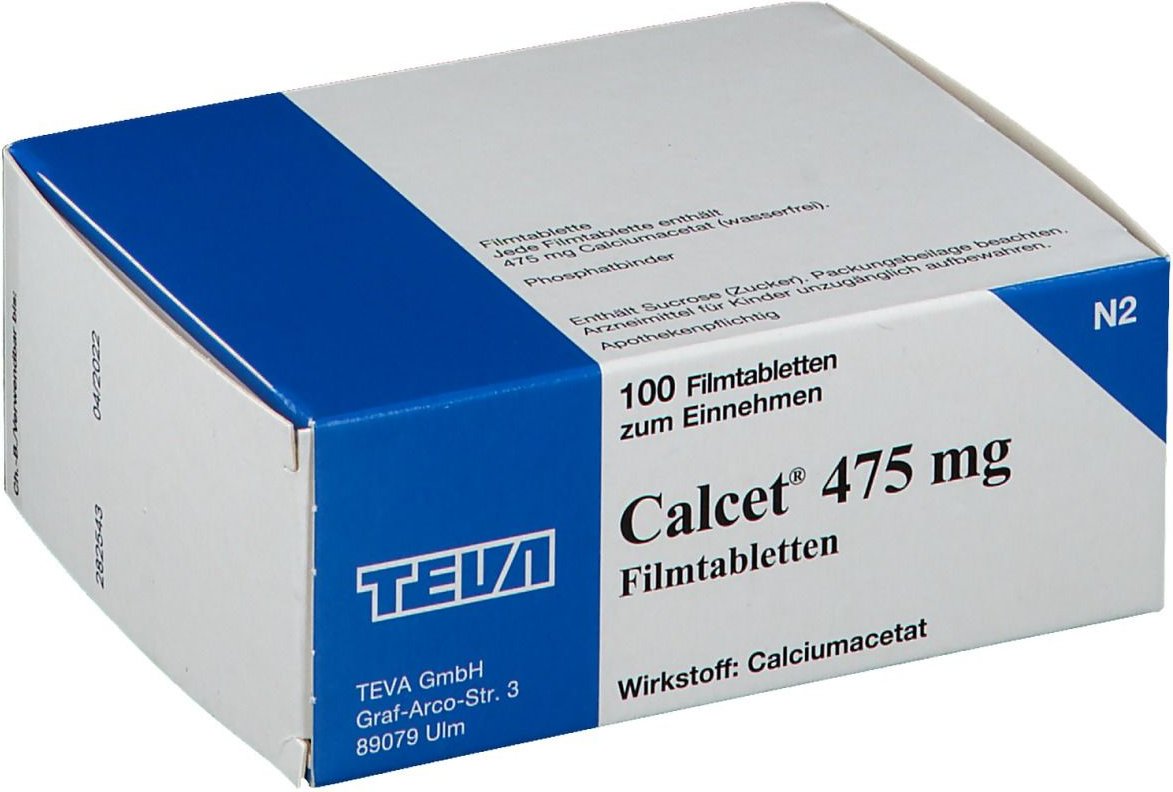 Calcet 475 mg Filmtabletten