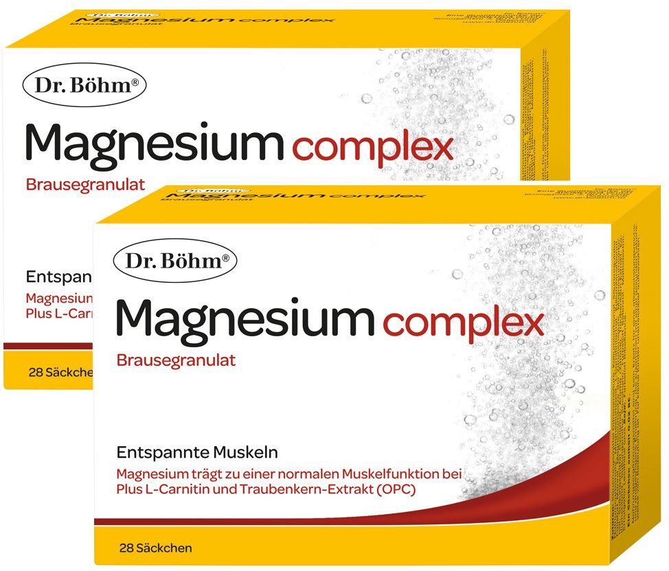 Dr. Böhm Magnesium complex Brausegranulat 2x28 St Beutel