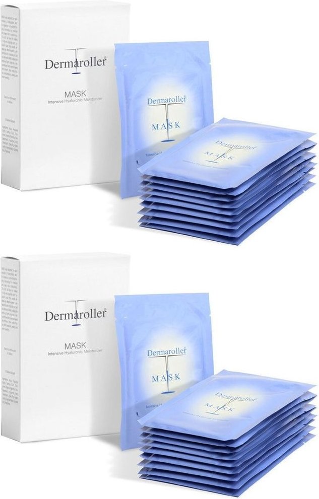 Dermaroller Mask 2x 2x10 St Gesichtsmaske
