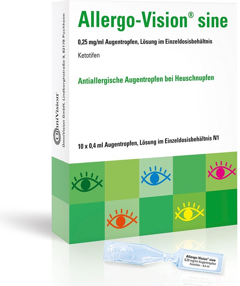 Allergo-Vision sine Augentropfen im Einzeldosenbehältnis