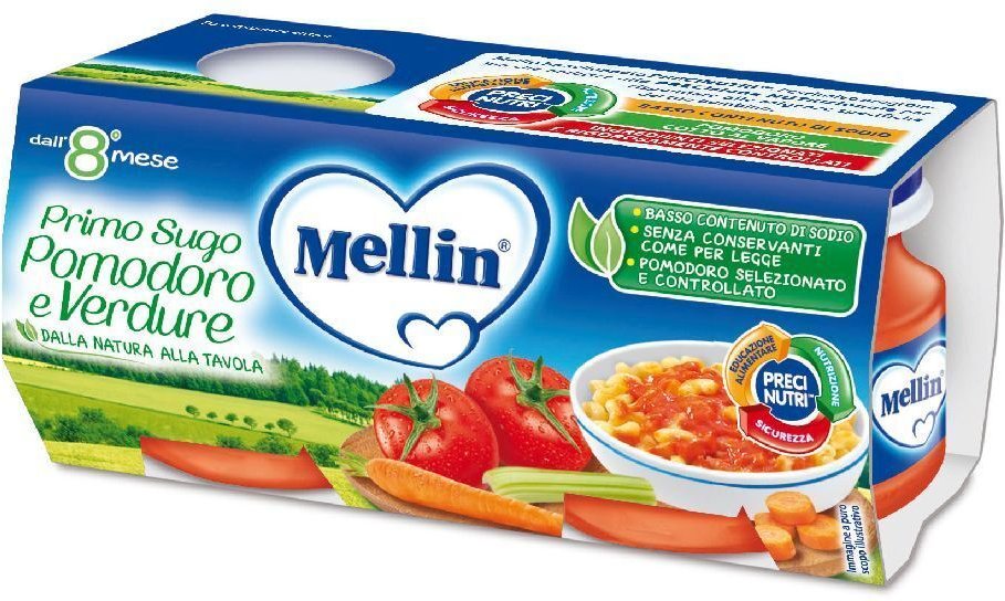Mellin Primo SUG Pom/Verd2X80G 2x80 g Brei
