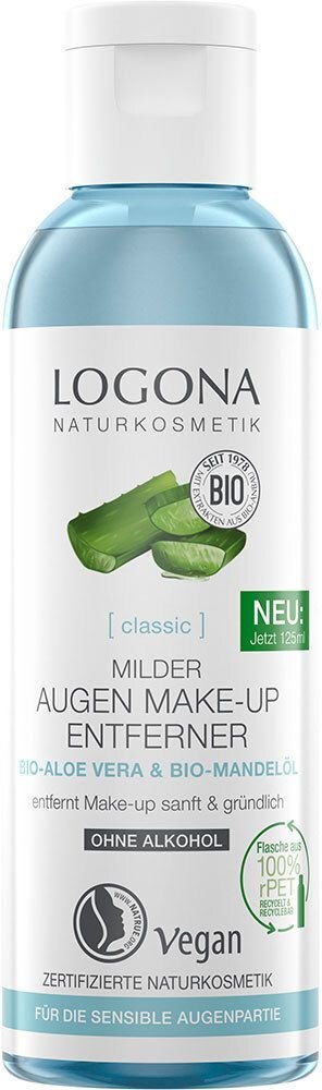 Thumbnail - Logona Classic mild.Augen Make-up Entf.Bio-Aloe V. 125 ml Flüssigkeit
