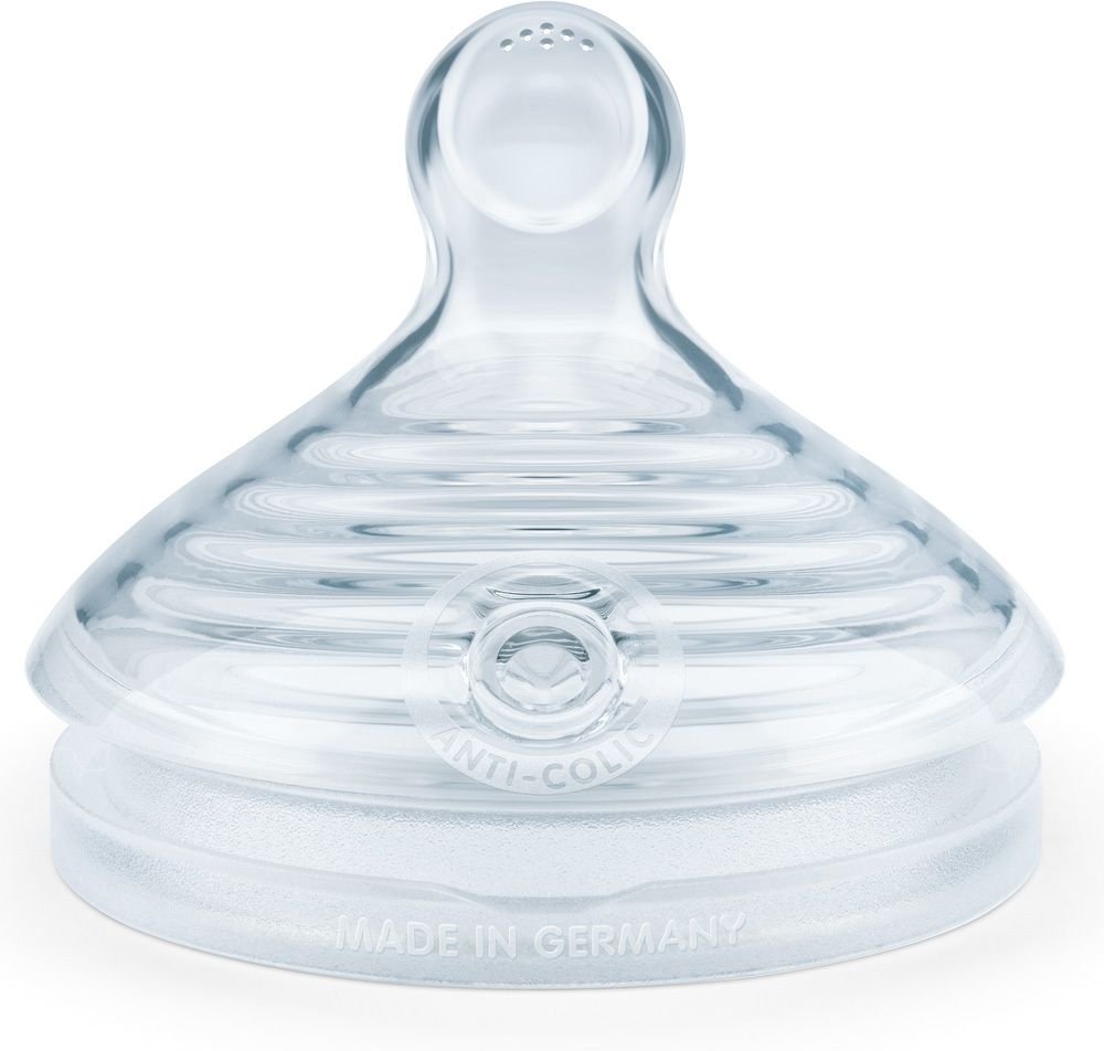 NUK Nature Sense Silikon-Trinksauger 0-6 Mon.M 2 St Sauger