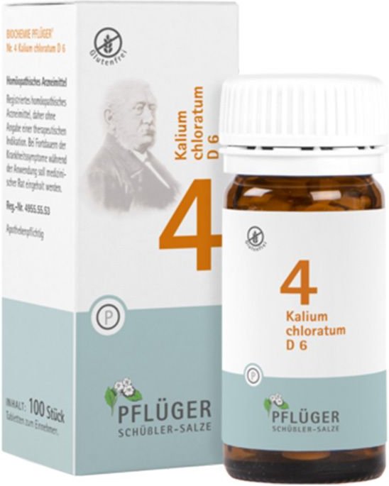 Biochemie Pflüger 4 Kalium chloratum D 6 Tabletten 400 St