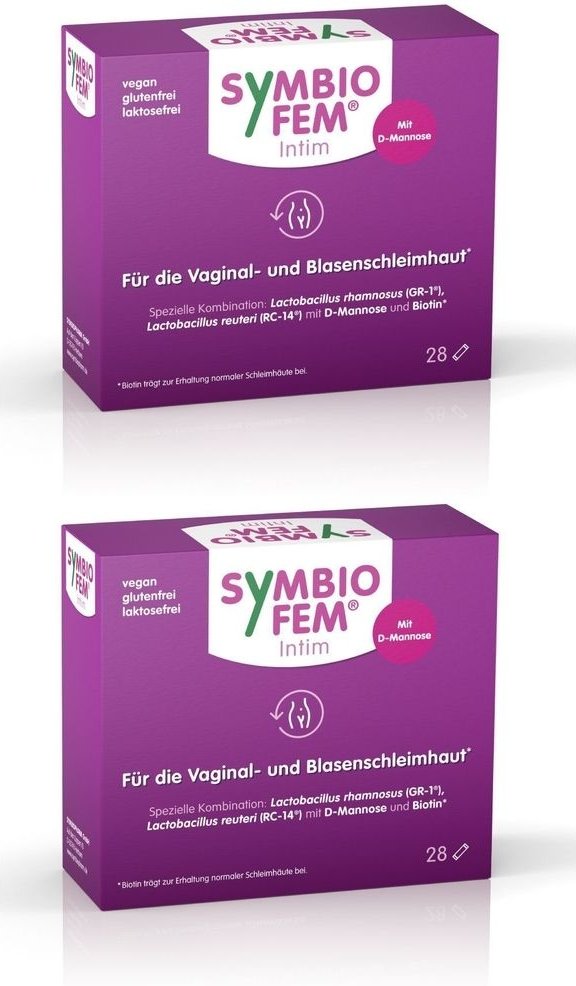 Symbiofem Intim Milchsäurebakterien mit D-Mannose 2x 2x28 St Pulver