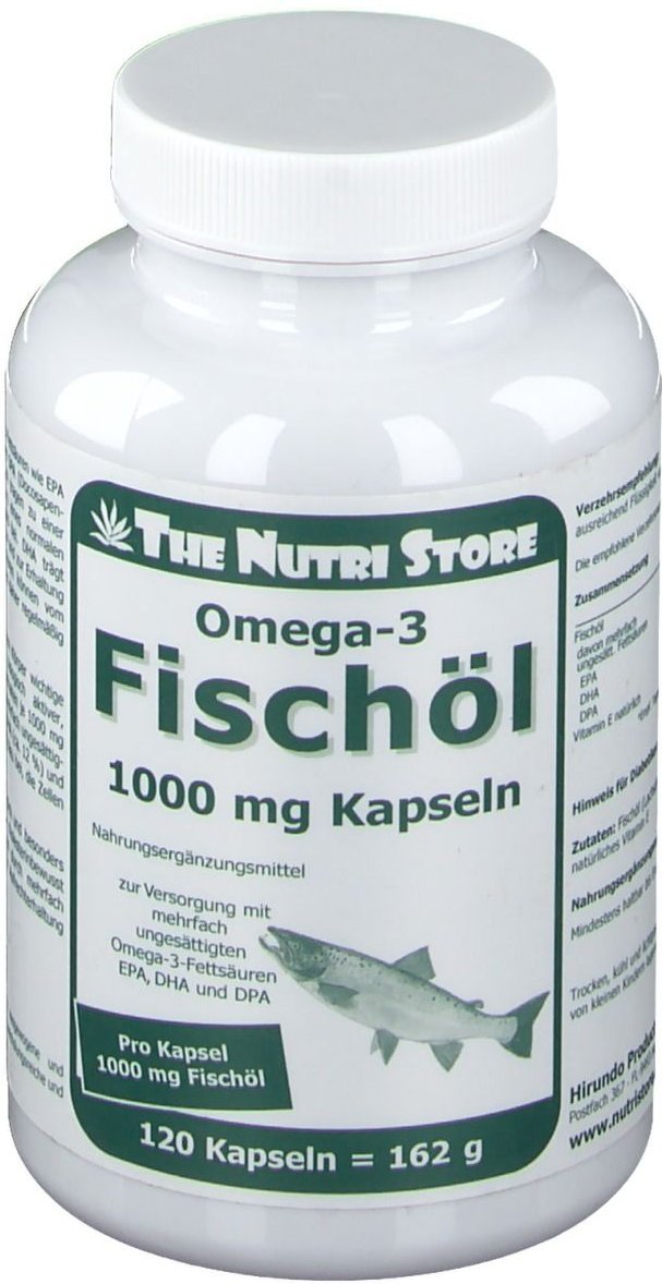 Omega-3 Fischöl 1000 mg Kapseln 120 St