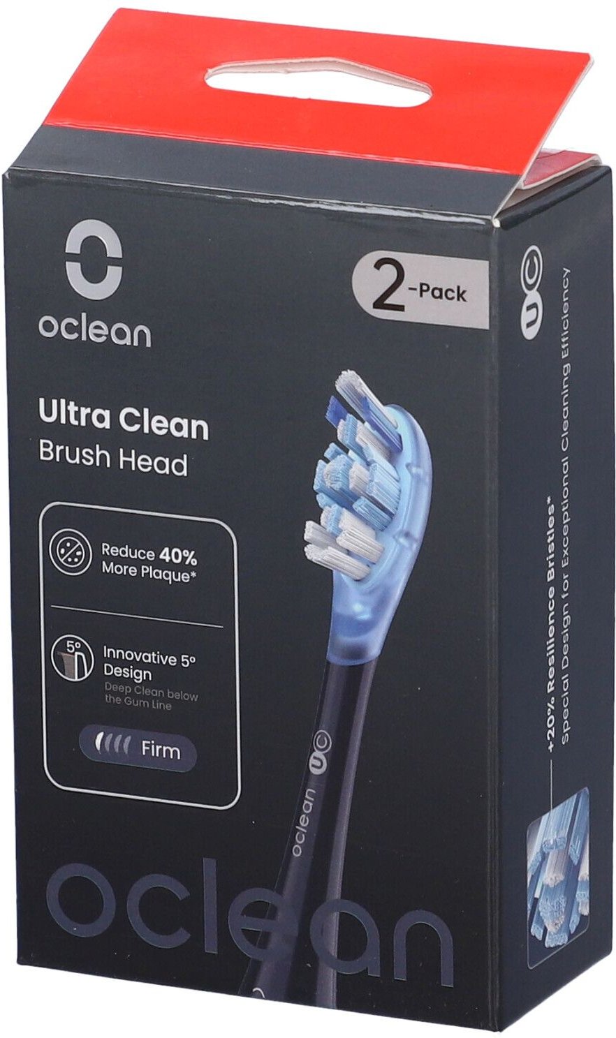 Ultra Clean Brush Head Black 1 St Zahnbürste