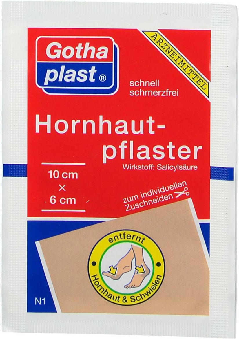 Gothaplast Hornhautpflaster 6x10 cm 1 St Pflaster