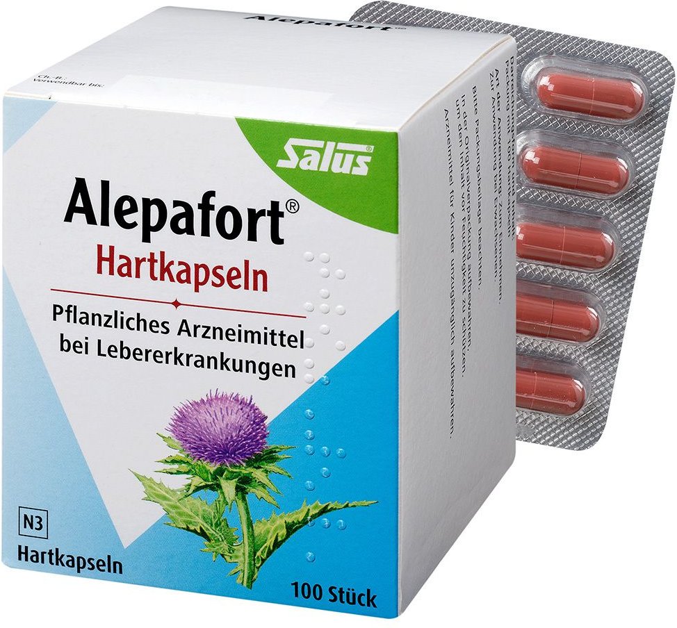 Alepafort Mariendistel Hartkapseln 100 St