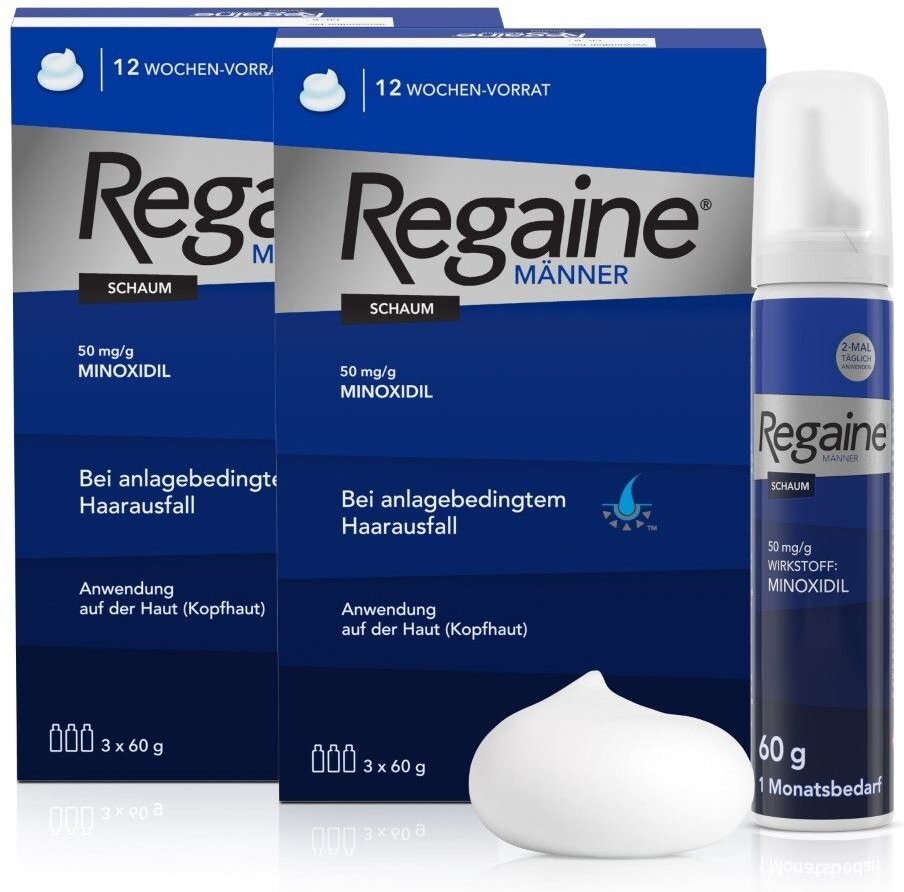 Regaine Maenner Schaum 5% 6x60 g