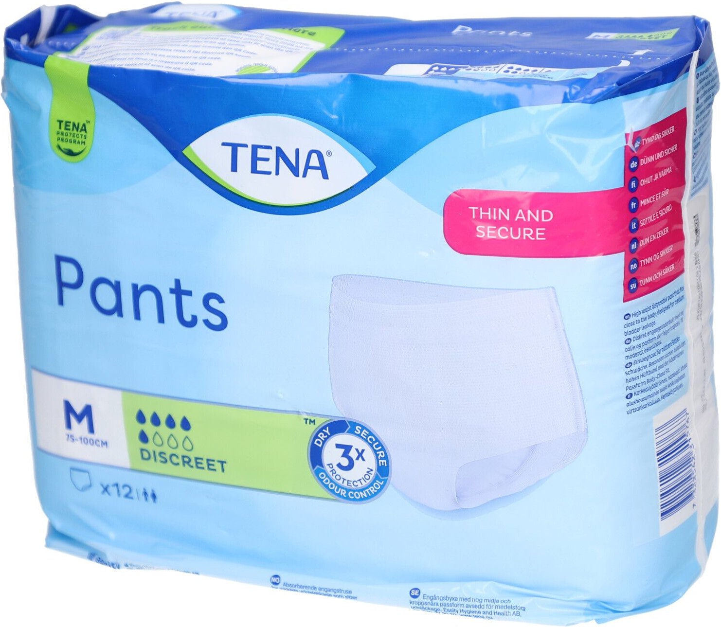 Tena Pants Discreet M 75-100cm 12 Stk St Sonstige