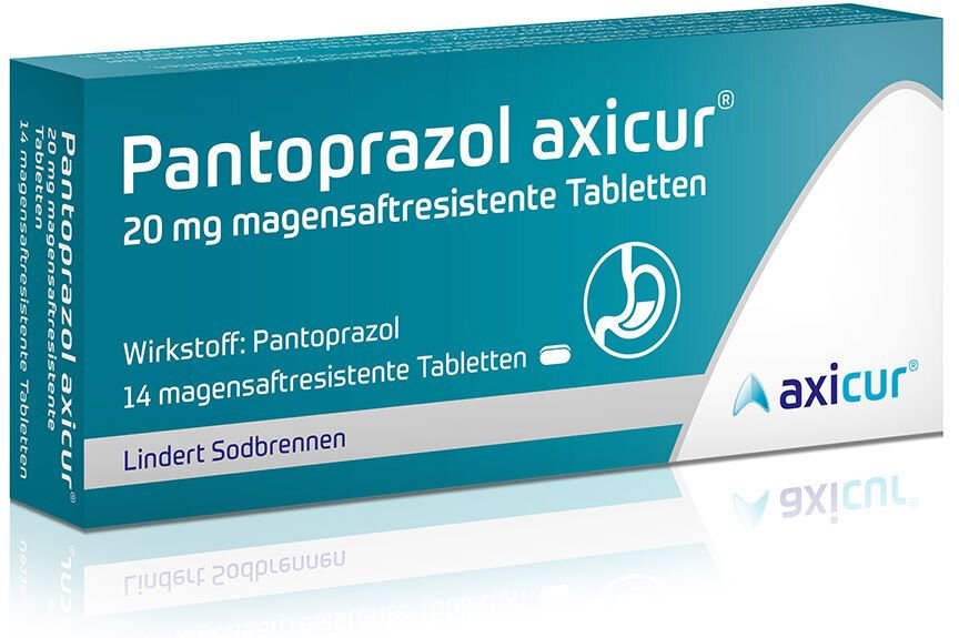 Pantoprazol axicur 20 mg magensaftres.Tabletten 14 St Tabletten magensaftresistent