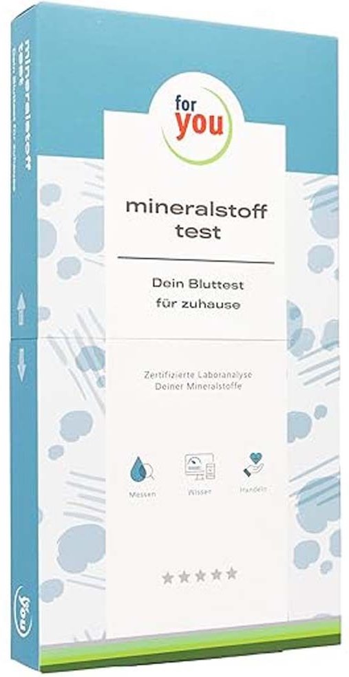 FOR YOU mineralstoff-Test 1 St Test